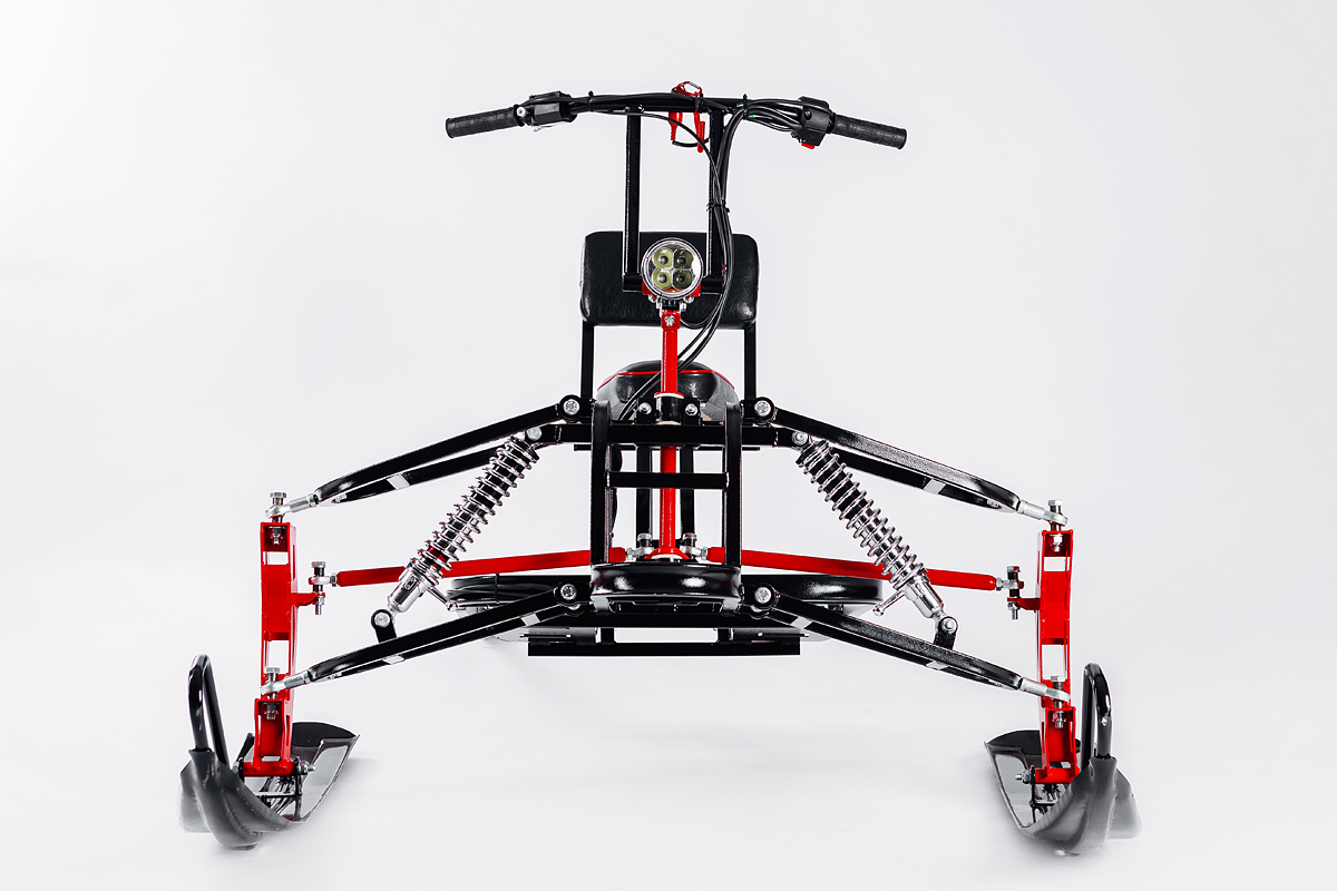 Лыжный модуль IKUDZO с подогревом ручек пластиковые лыжи в Пензе