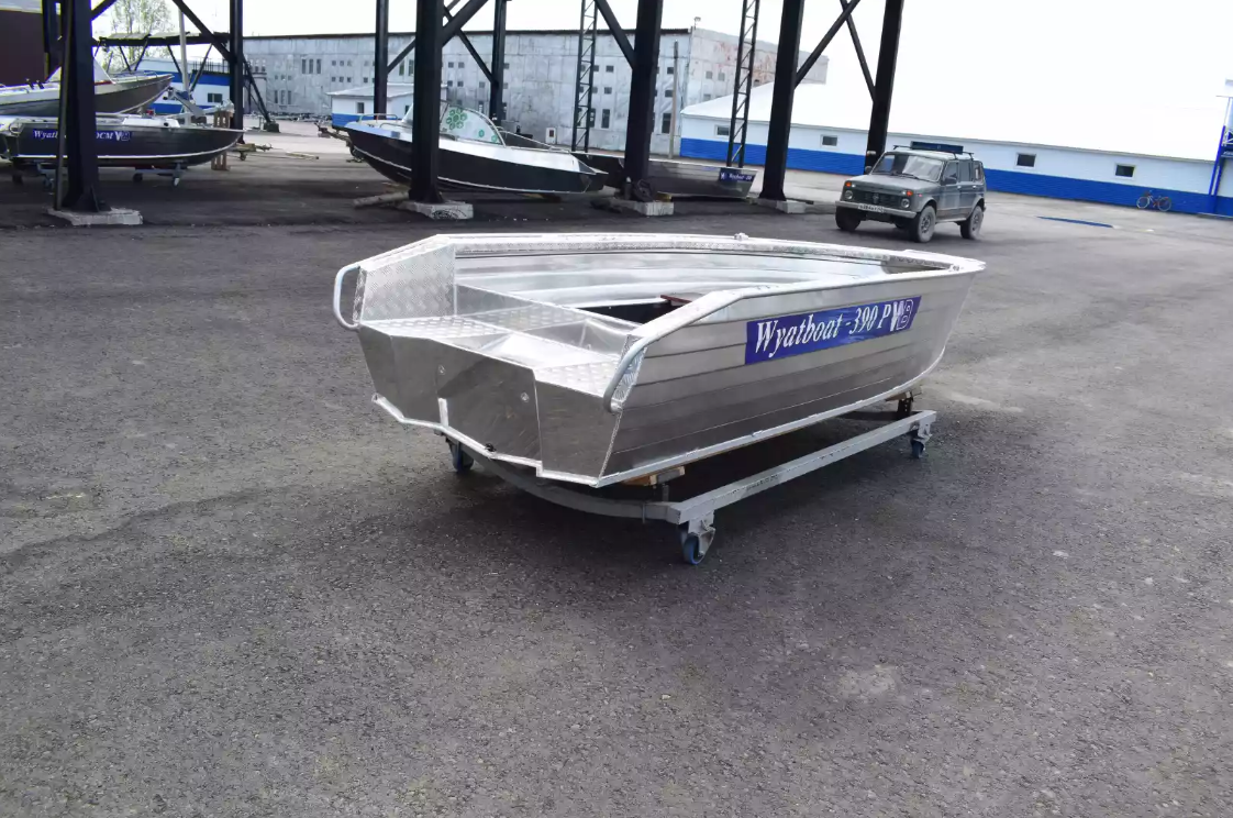 Алюминиевая лодка Wyatboat-390Р Увеличенный борт в Пензе