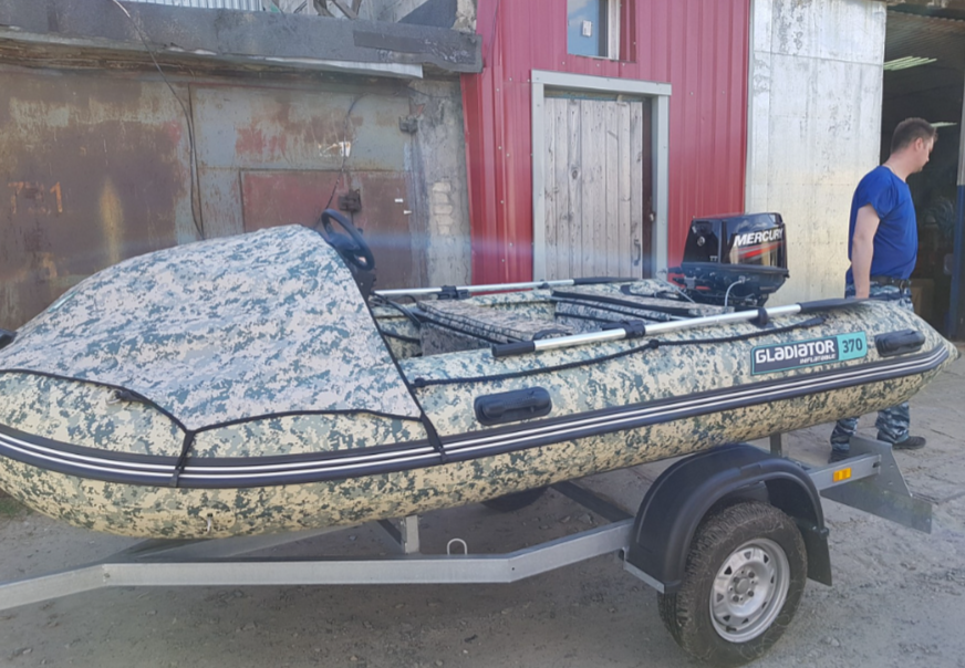 НАДУВНАЯ ЛОДКА GLADIATOR C370AL в Пензе