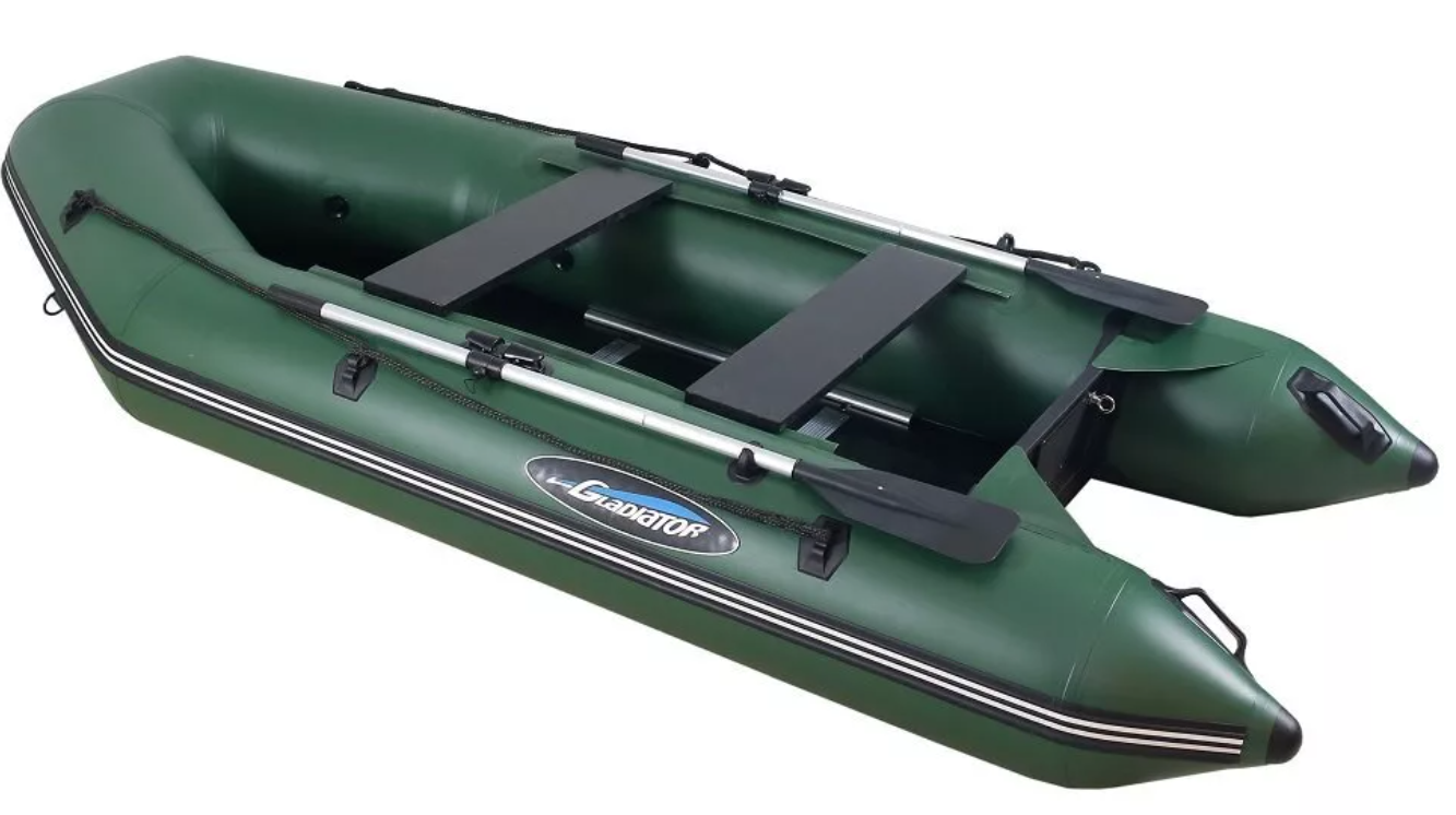 МОТОРНО-ГРЕБНАЯ ЛОДКА ПВХ GLADIATOR A 320 ТК С ФАНЕРНЫМ ПОЛОМ в Пензе