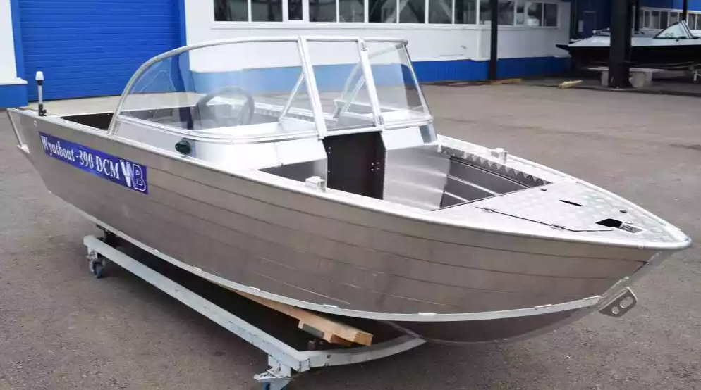 Алюминиевая лодка Wyatboat-390 DCM Увеличенный борт в Пензе