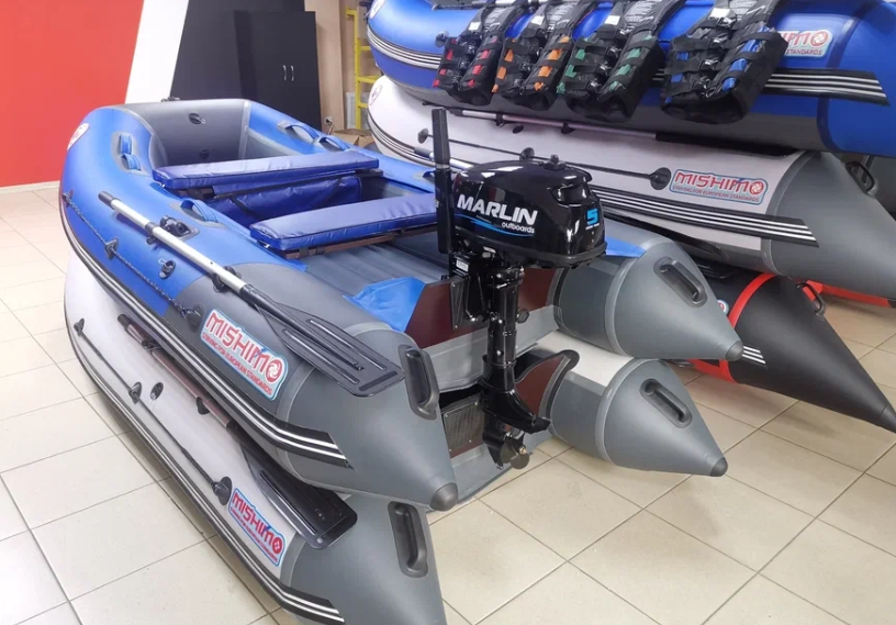 КОМПЛЕКТ ЛОДКА MISHIMO LITE 315 + МОТОР 5л.с в Пензе