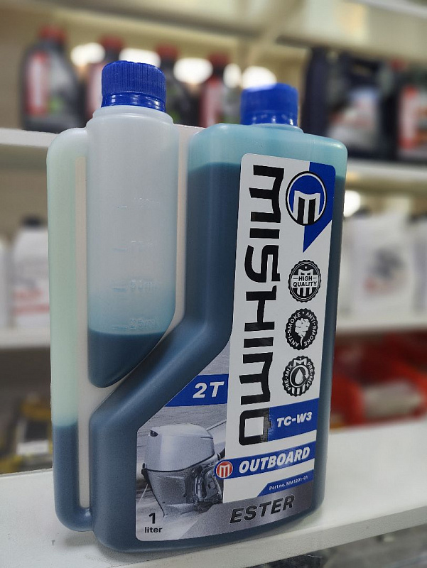 Масло MISHIMO 2T OUTBOARD (ESTER) полусинтетика 1 л в Пензе