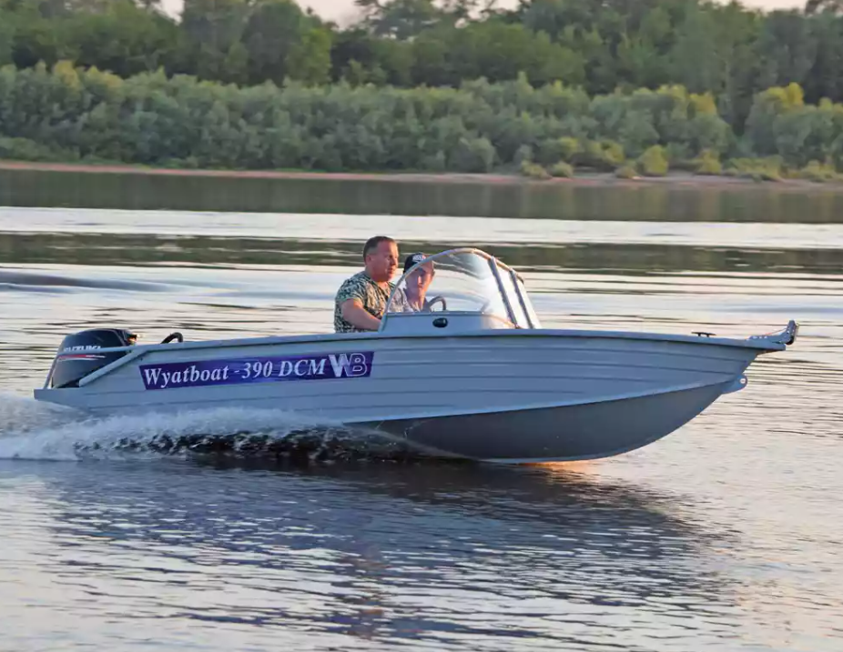 Алюминиевая лодка Wyatboat-390 DCM в Пензе