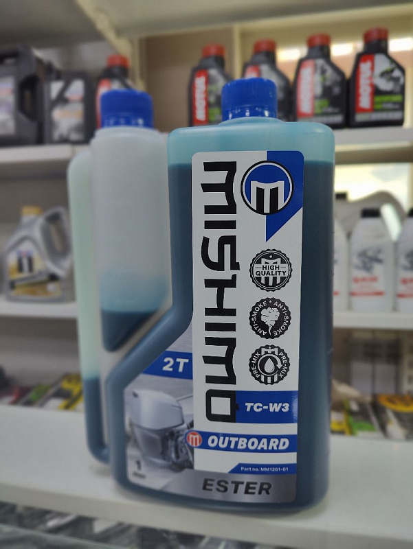 Масло MISHIMO 2T OUTBOARD (ESTER) полусинтетика 1 л в Пензе