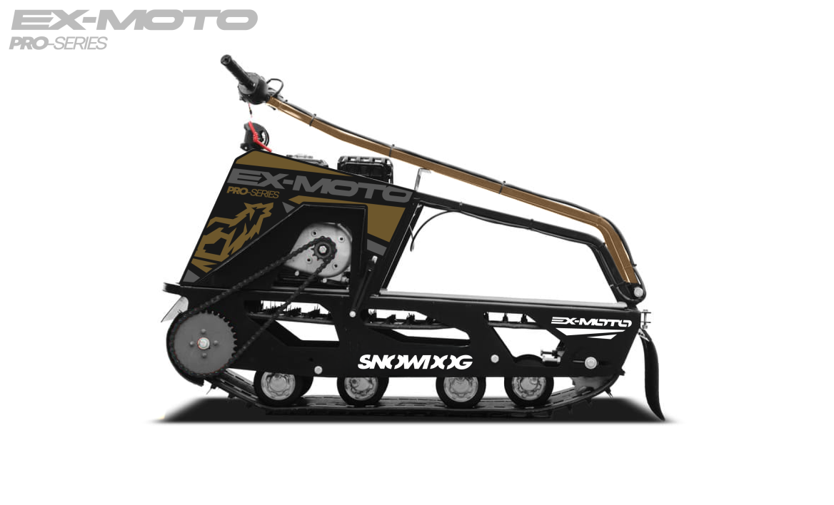 Мотобуксировщик EX-MOTO SNOWDOG S380 8л.с. в Пензе