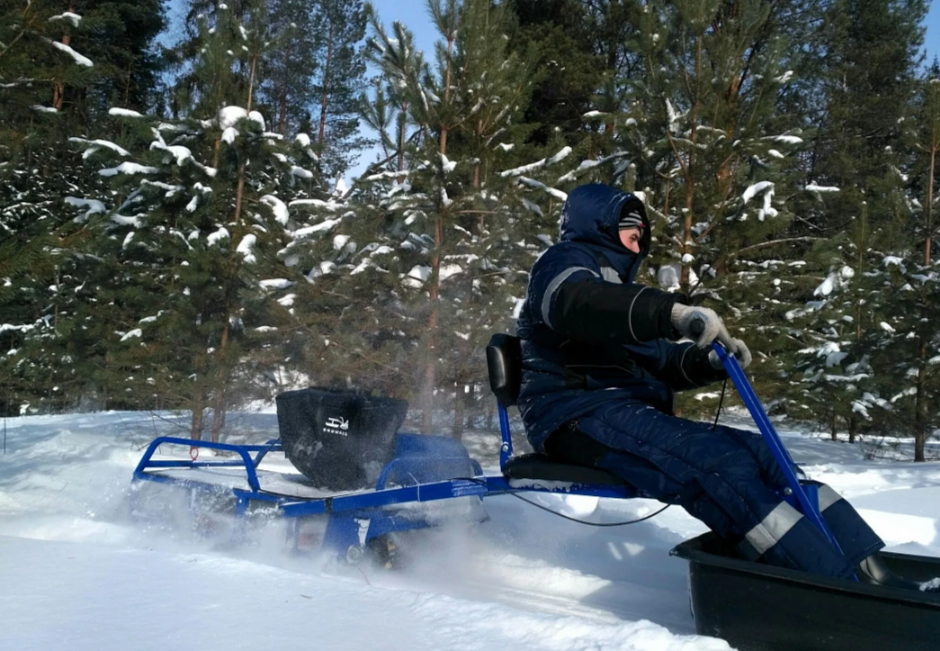 Мотобуксировщик толкач Альбатрос-XL8 с модулем. Без фары, тележки в Пензе