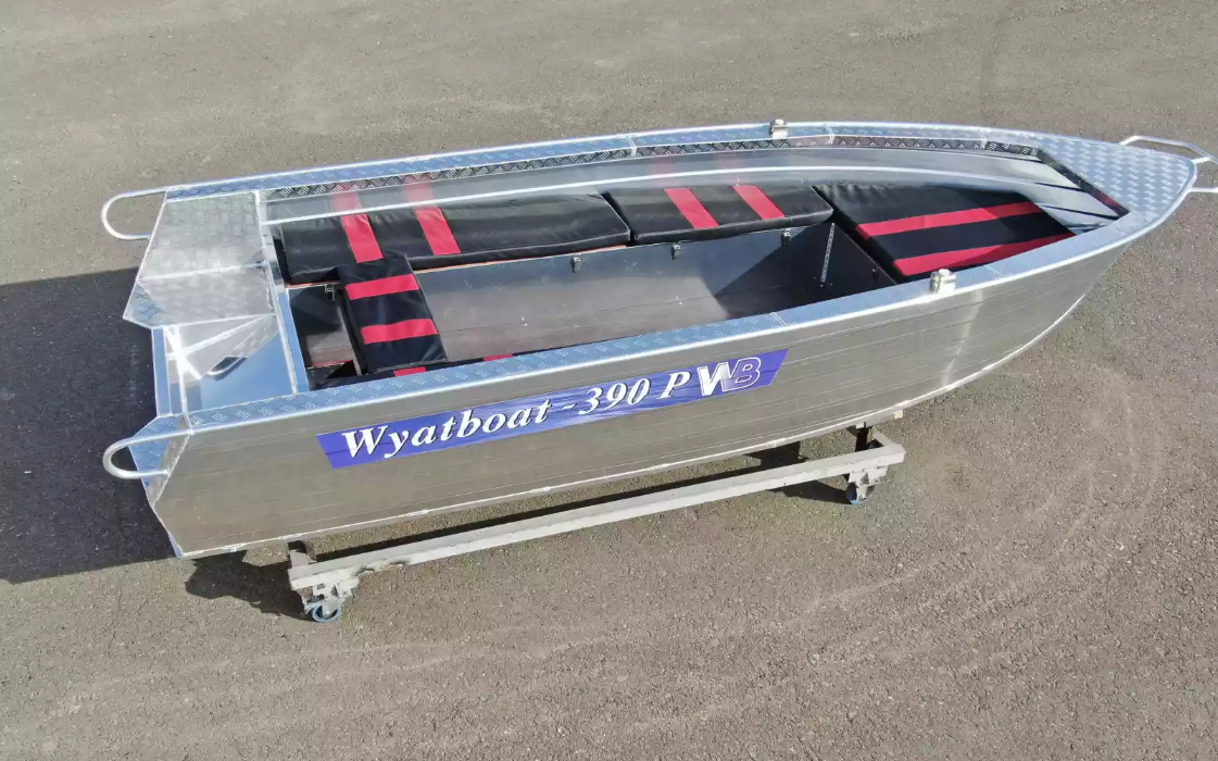 Алюминиевая лодка Wyatboat-390РМ увеличенный борт в Пензе