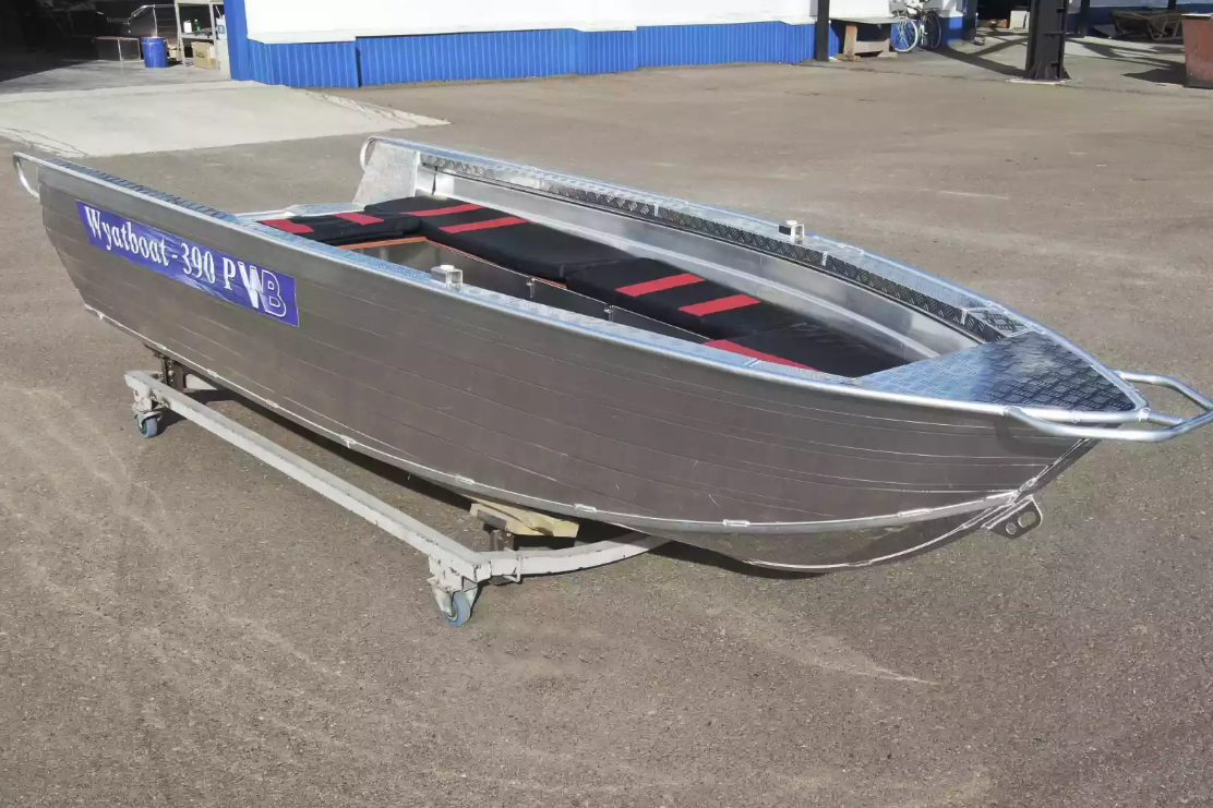 Алюминиевая лодка Wyatboat-390РМ увеличенный борт в Пензе