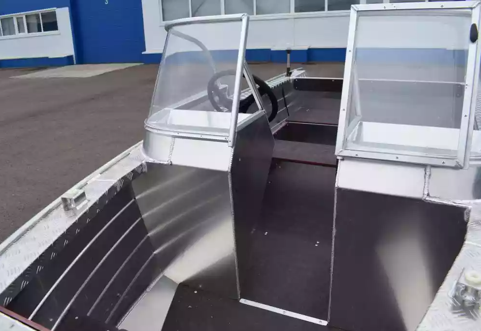 Алюминиевая лодка Wyatboat-390 DCM Увеличенный борт в Пензе