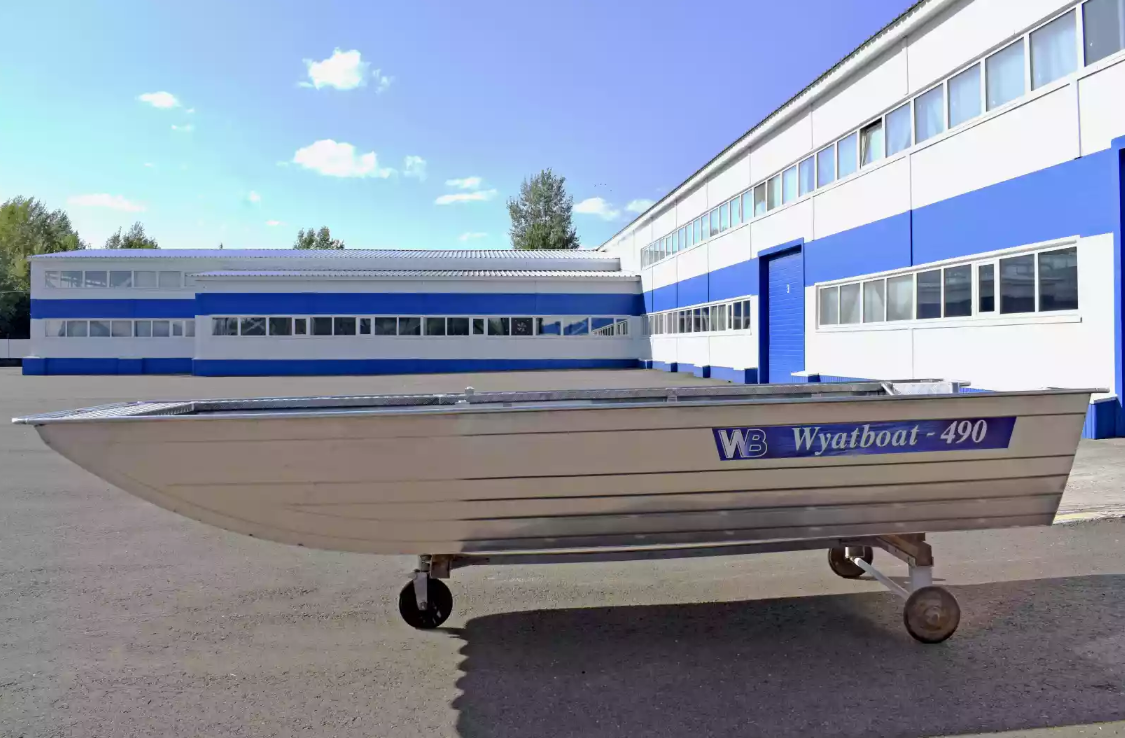 Алюминиевая лодка Wyatboat-490 Jonboat в Пензе