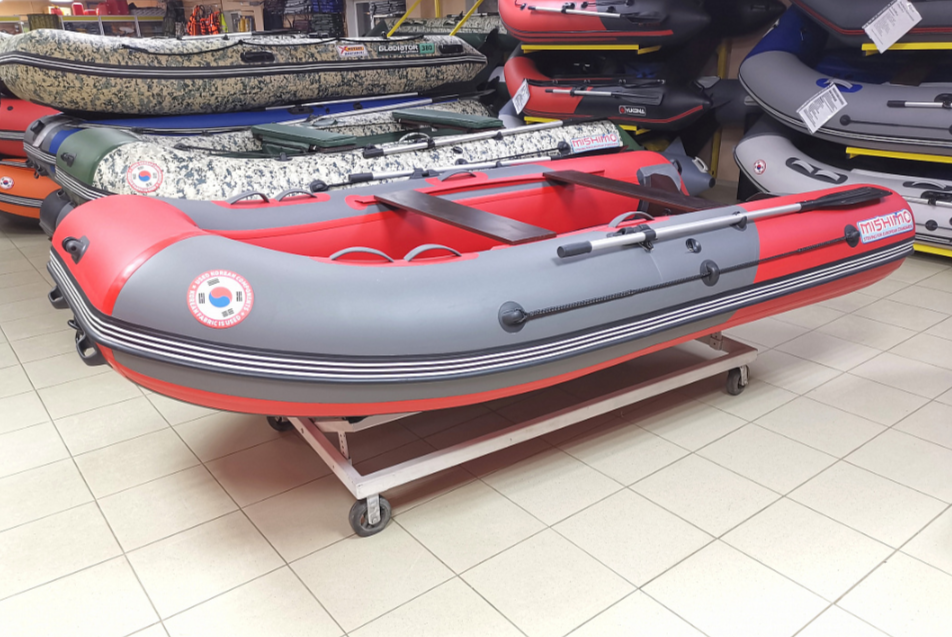 КОМПЛЕКТ Лодка MISHIMO PRO 350 + ЛОДОЧНЫЙ МОТОР MARLIN MP 9.9 (20) AMHS PRO в Пензе