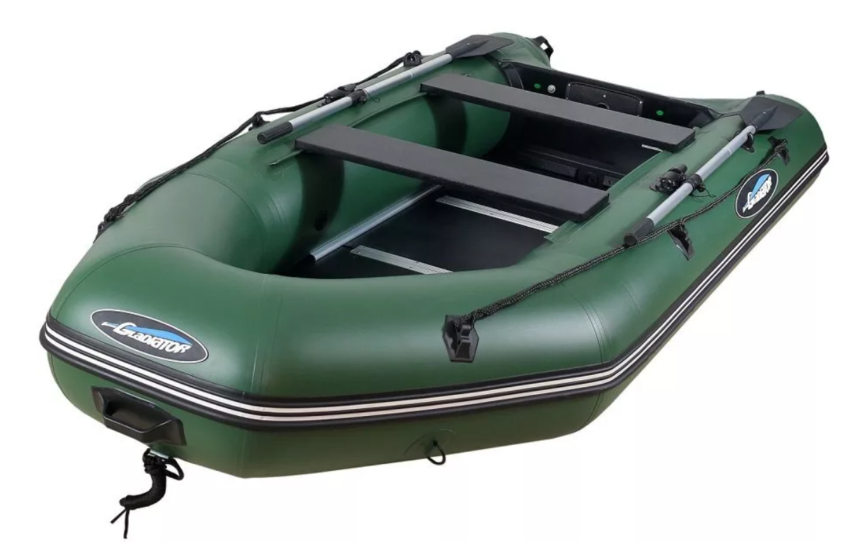 МОТОРНО-ГРЕБНАЯ ЛОДКА ПВХ GLADIATOR A 320 ТК С ФАНЕРНЫМ ПОЛОМ в Пензе