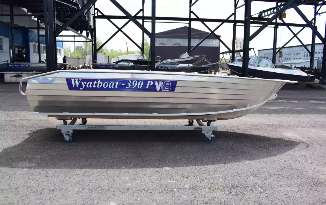 Алюминиевая лодка Wyatboat-390Р Увеличенный борт в Пензе