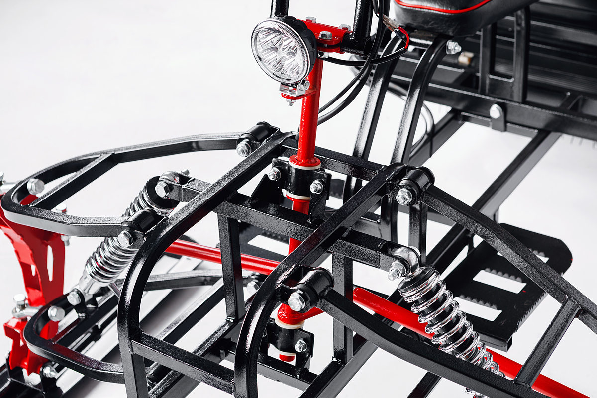 Лыжный модуль IKUDZO с подогревом ручек пластиковые лыжи в Пензе