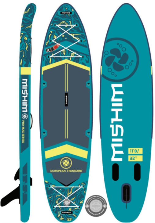 SUP (САП) Доска MISHIMO PRO-MAX Light Teal 11,6’ (355см) в Пензе