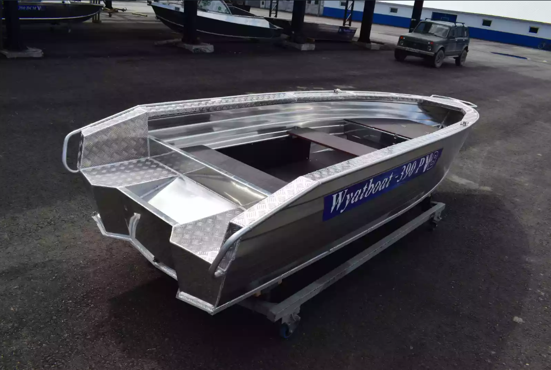 Алюминиевая лодка Wyatboat-390Р Увеличенный борт в Пензе