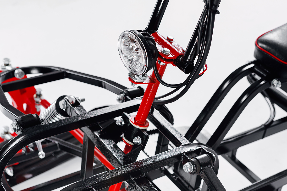 Лыжный модуль IKUDZO с подогревом ручек пластиковые лыжи в Пензе