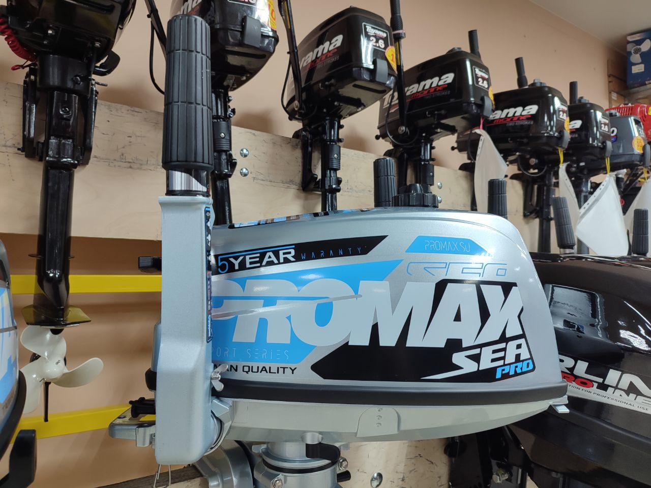 Лодочный мотор PROMAX SP5FHS (внешний бак 12 л) в Пензе