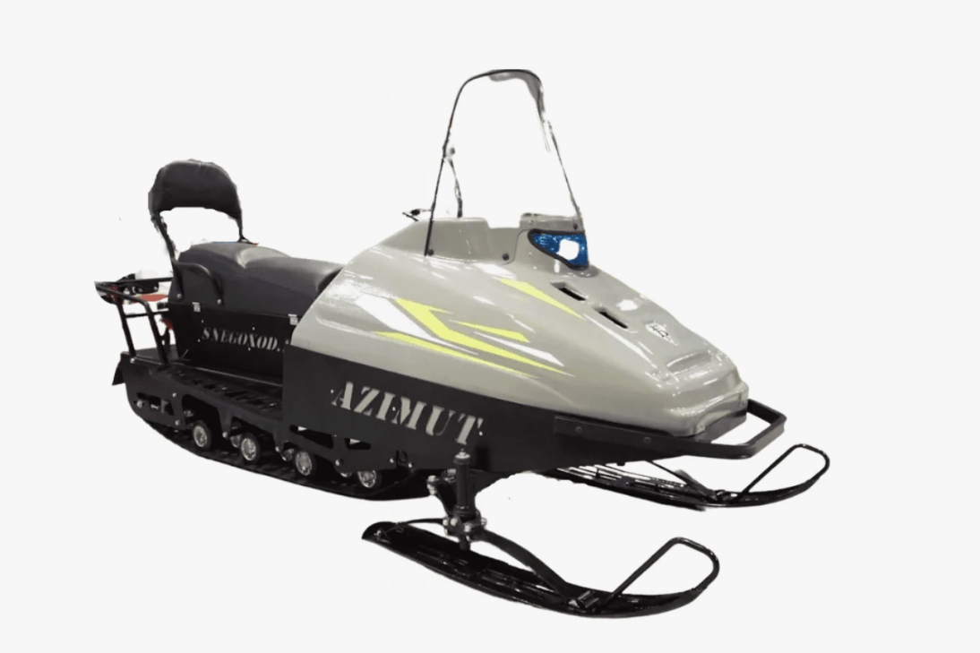 Миниснегоход Бурлак Азимут 24 л.с. , эл.запуск, реверс, тормоз гидравл, капот серый в Пензе