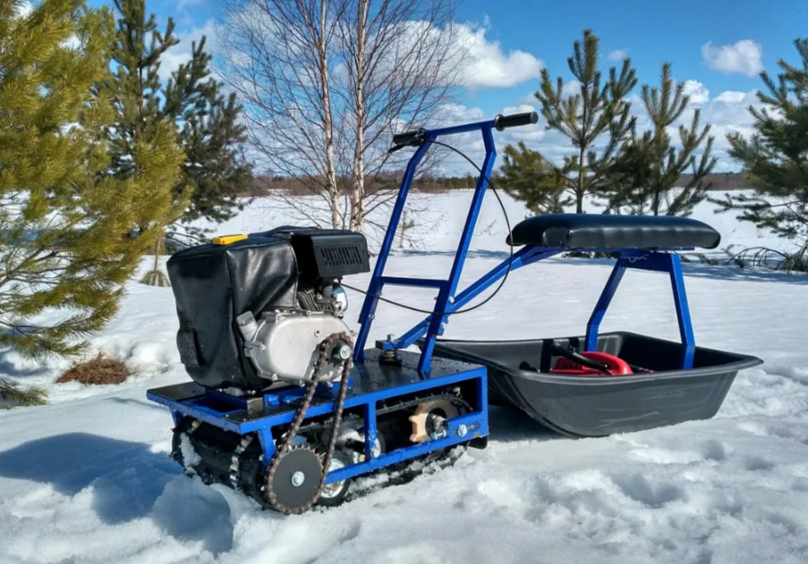 Мини-мотобуксировщик Альбатрос-М с фарой в Пензе