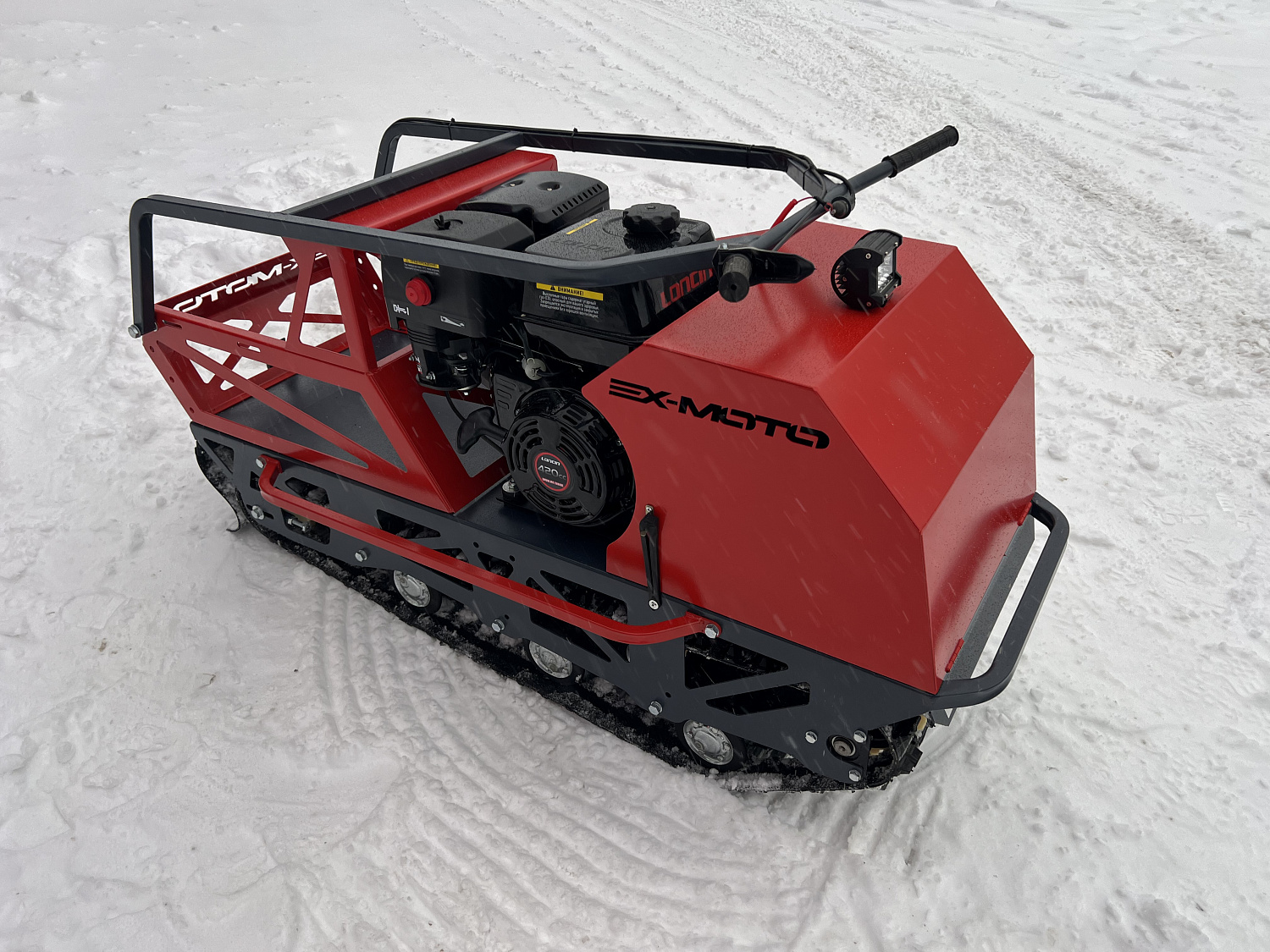 Мотобуксировщик EX-MOTO SNOWDOG S500 15л.с в Пензе