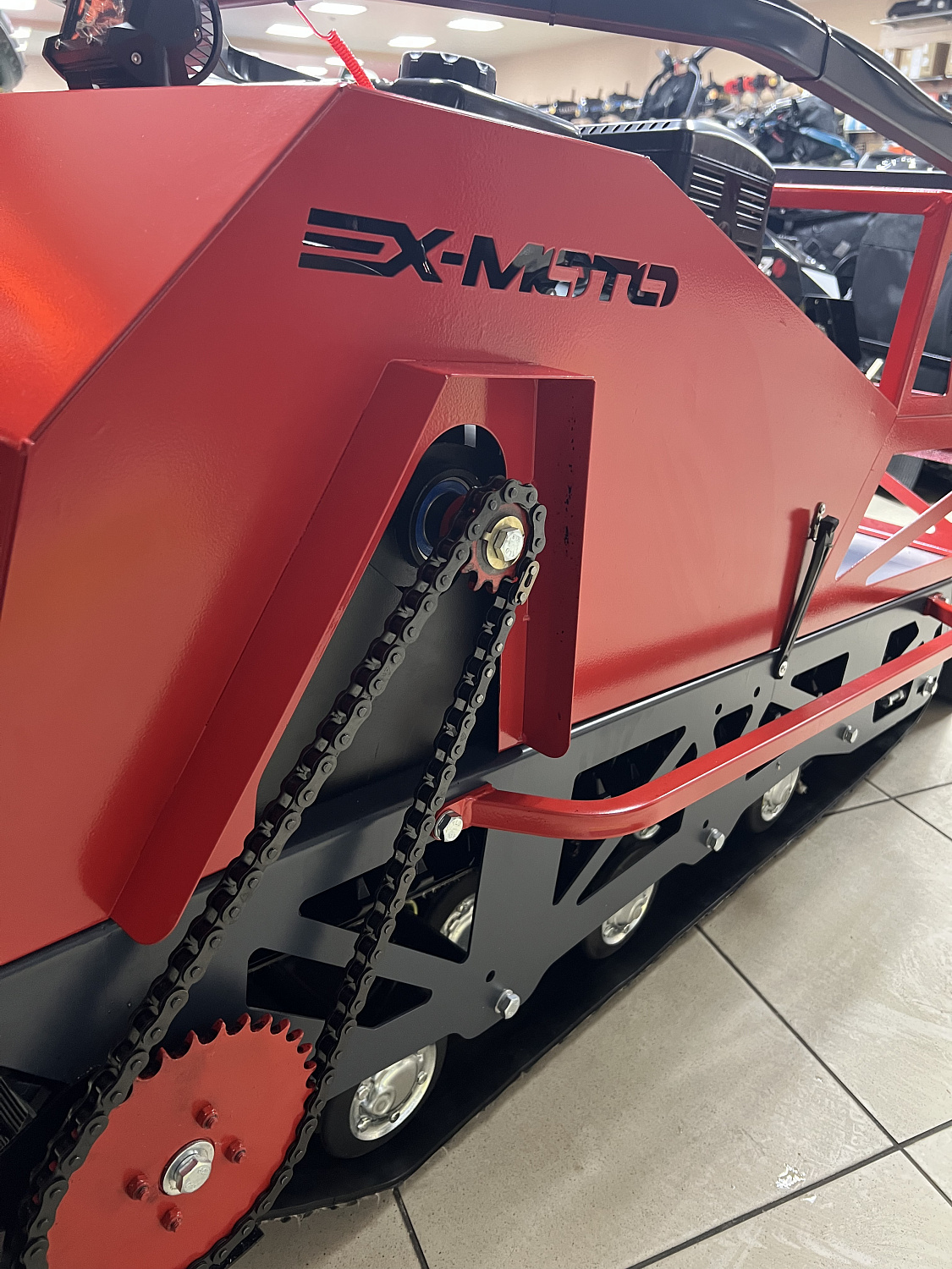 Мотобуксировщик EX-MOTO SNOWDOG S500 15л.с в Пензе