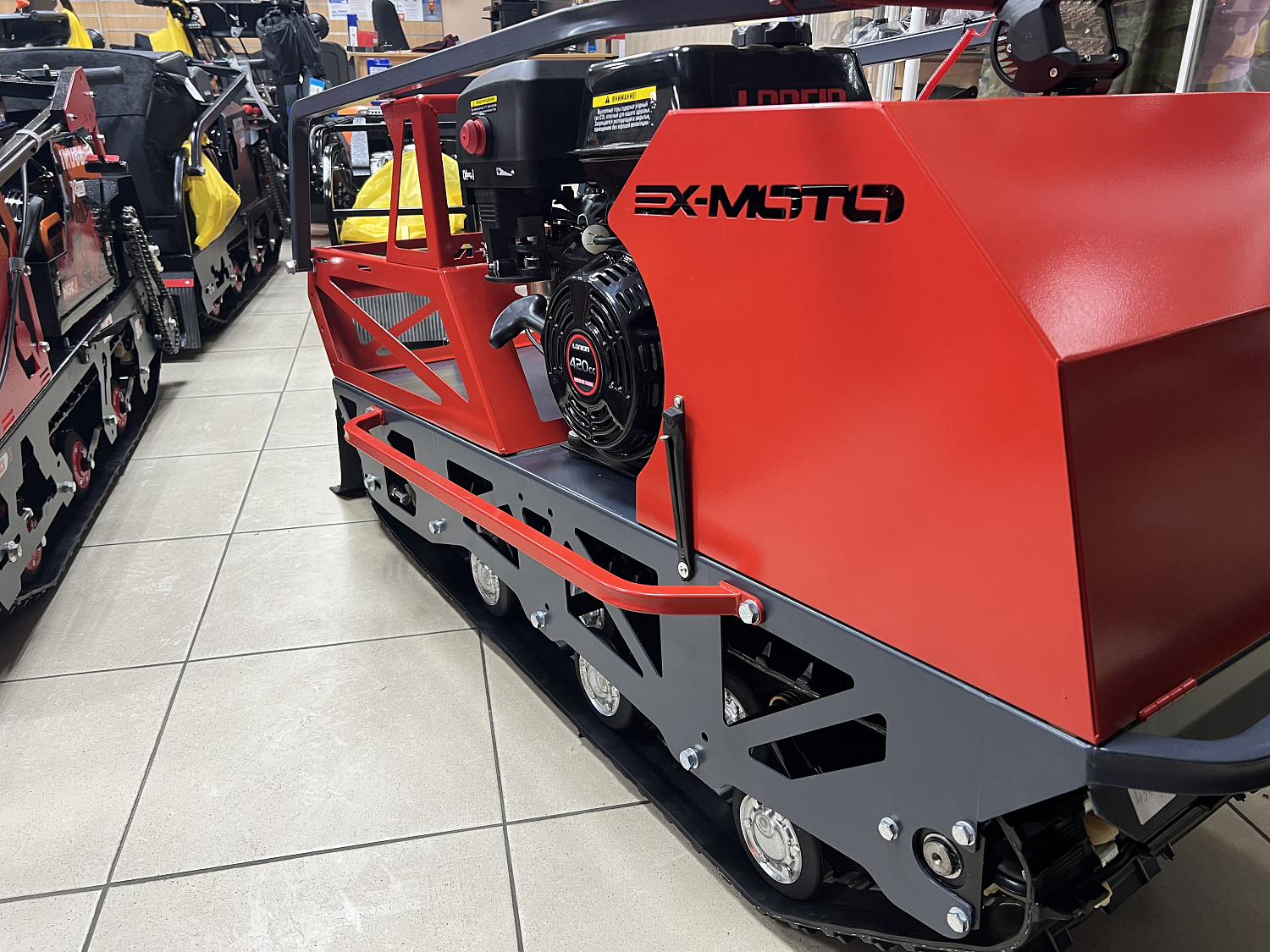 Мотобуксировщик EX-MOTO SNOWDOG S500 15л.с в Пензе