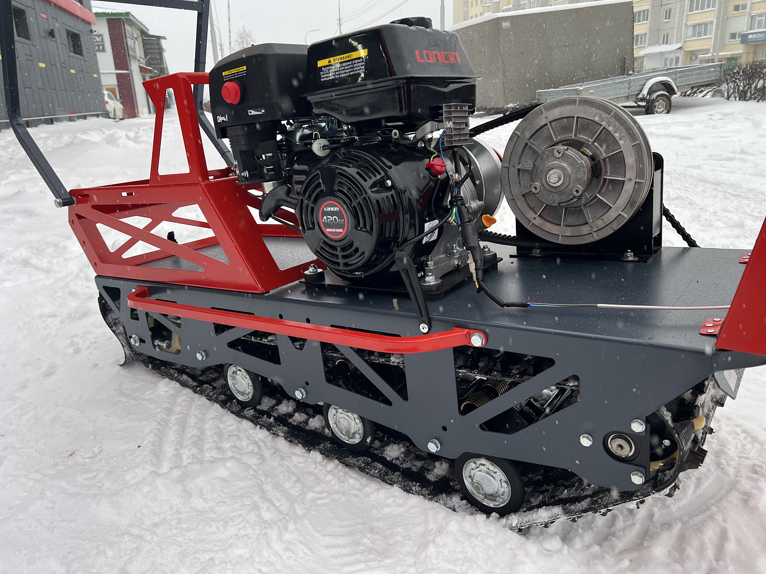 Мотобуксировщик EX-MOTO SNOWDOG S500 15л.с в Пензе