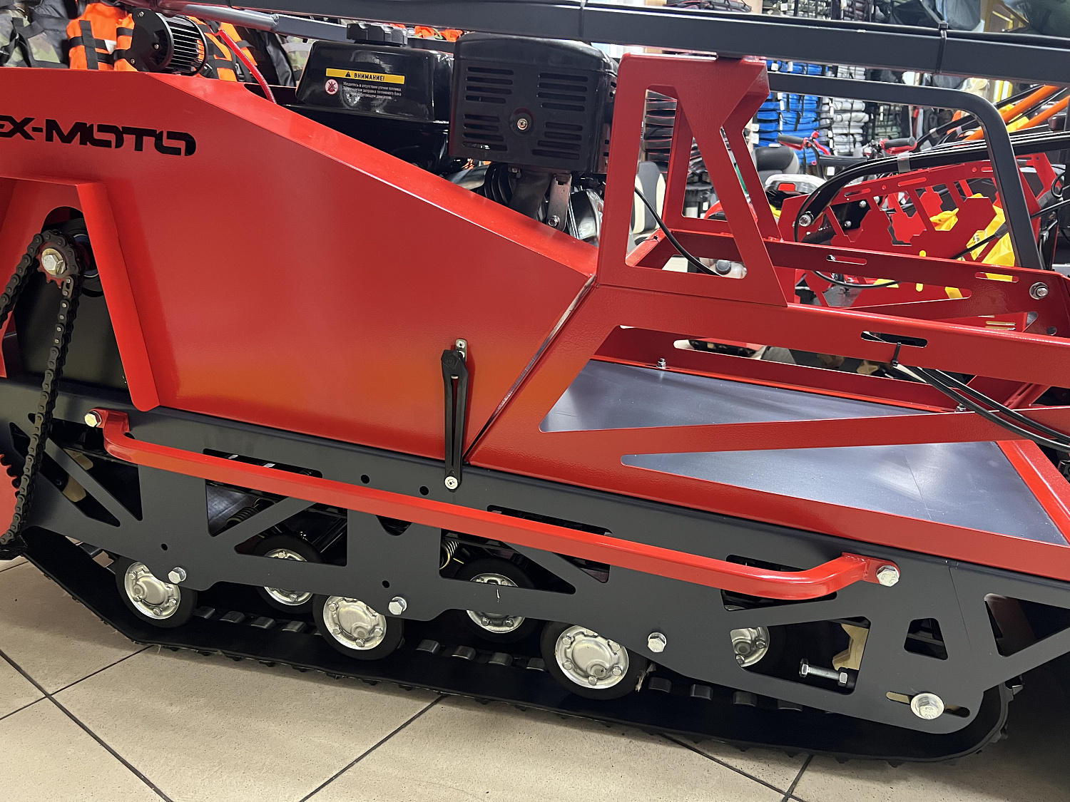 Мотобуксировщик EX-MOTO SNOWDOG S500 15л.с в Пензе