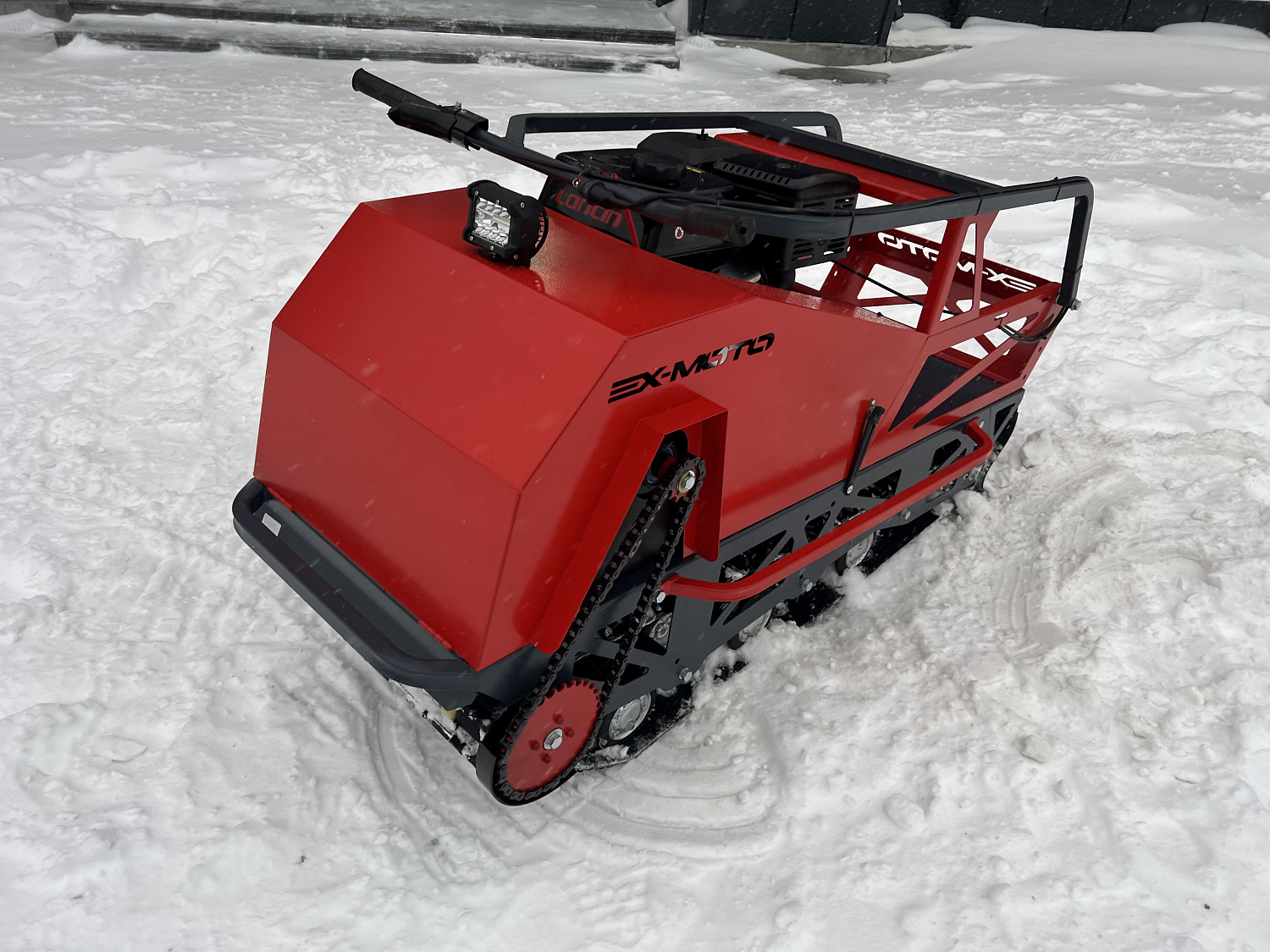 Мотобуксировщик EX-MOTO SNOWDOG S500 15л.с в Пензе