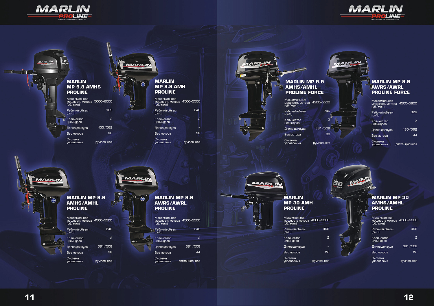 Лодочный мотор MARLIN MP 30 AWRL PROLINE в Пензе